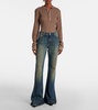 2024F high-rise bootcut jeans