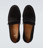 Suede loafers