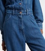 Western denim jumpsuit