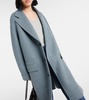 Single-breasted cashmere coat