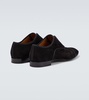 Alpha Male velour Oxford shoes