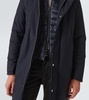 Paneled down coat