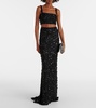 Sequined maxi skirt