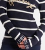 Mimi striped logo sweater