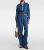 Western denim jumpsuit