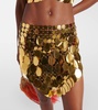 Golden Sparkle Assembly sequined miniskirt