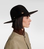 Evelyn cashmere felt hat