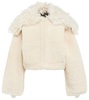 La Veste Piloni cropped shearling jacket