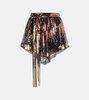 Sequined shorts