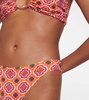 Printed halterneck bikini