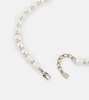 Swarovski®-embellished faux pearl necklace