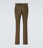 Mid-rise slim pants