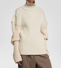 Dua rib-knit cotton and cashmere sweater