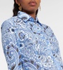 Paisley cotton and silk shirt