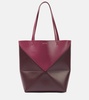 Puzzle Fold Medium leather tote bag