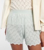 Cashmere and silk shorts