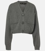 Sofia cashmere and wool cardigan