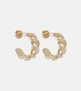 G Chain hoop earrings