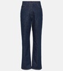 Borjis high-rise straight jeans