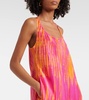 Camille silk maxi dress