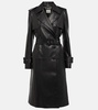 Murphy leather trench coat