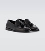 Polished leather loafers