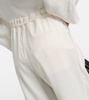 Linen-blend wide-leg pants