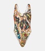 Papillon printed swimsuit