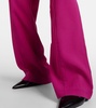 Marlene high-rise crêpe cady palazzo pants