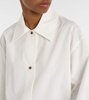 white Rigel wool shirt