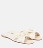 Soft Knot leather slides