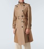 Gabardine trench coat