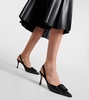 Maysli leather slingback pumps