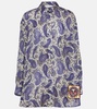 Devi paisley-print silk shirt