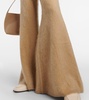 Ellery brushed cashmere flared pants 