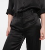 Bany low-rise straight satin pants