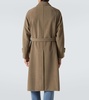 Belted wool overcoat