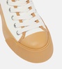 Canvas high-top sneakers