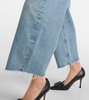 Ayla mid-rise cropped wide-leg jeans