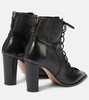 Monty 85 leather lace-up boots