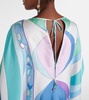 Pesci silk twill kaftan