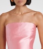 Imani strapless twill gown