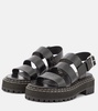 Lug leather sandals