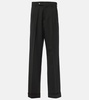 Ferito pleated wool straight pants