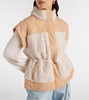 Shiloh quilted faux shearling vest