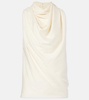 Sleary draped crêpe top