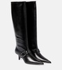 Jeanne leather knee-high boots