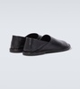 Folio leather loafers