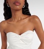 Bridal strapless minidress