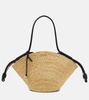 Paseo Small raffia basket bag